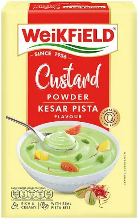 Weikfield Kesar Pista Custard Powder 75 g